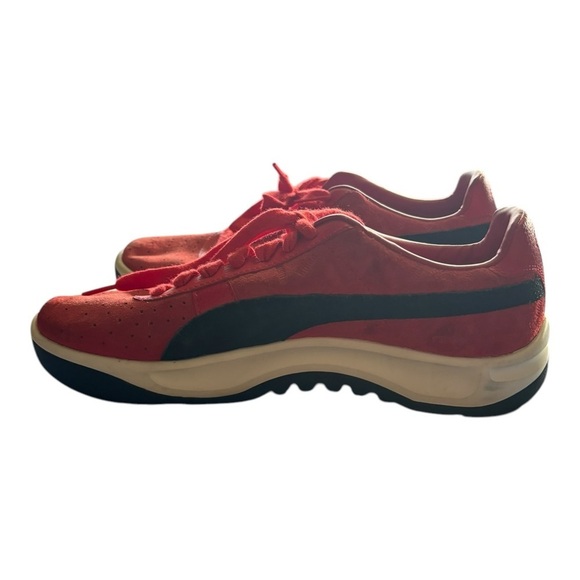 Puma Gv Special Lux Men's 9 Red Suede Lace Up Low Top Sneakers Shoes - Picture 11 of 16